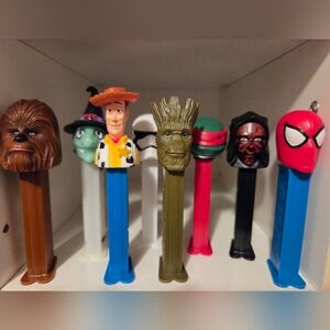 ToyStory Woody/Groot/Starwars/Spiderman/Ninja Turtle Candy Pez Dispenser Bundle